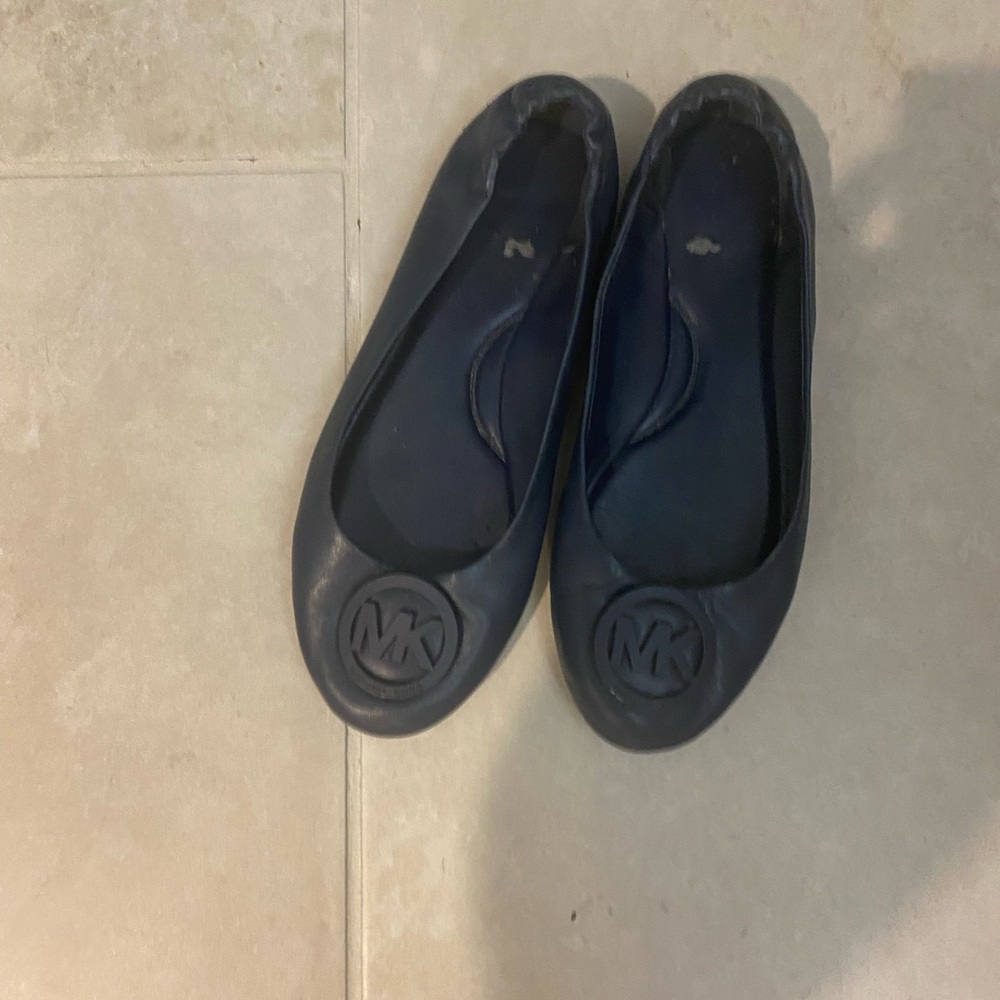 Navy blue Michael Kors flats